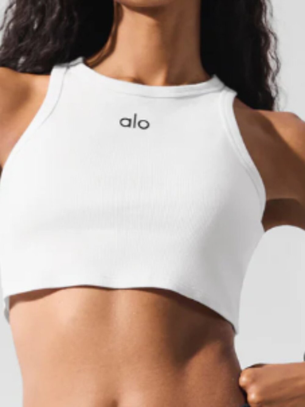 ALO Yoga Match Point Tennis Skirt & Aspire Tank Set White/Black | Size L | NWT - Picture 10 of 11
